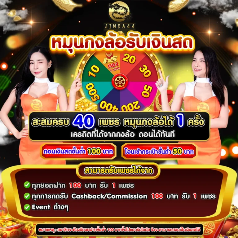 เว็บสล็อตบน jinda44 รวมเกมคุณภาพจากหลายค่าย​ จุดเด่นอีกอย่างคือการรวมเกมจากหลายค่าย ทำให้มีตัวเลือกค่อนข้างหลากหลายและช่วยให้ผู้เล่นไม่ต้องจำกัดตัวเองอยู่กับเกมเพียงรูปแบบเดียว หน้าเว็บถูกออกแบบให้เข้าถึงเกมได้สะดวก รองรับการใช้งานผ่านอุปกรณ์ต่าง ๆ ทั้งโทรศัพท์มือถือ แท็บเล็ต และคอมพิวเตอร์ ผู้ที่ชื่นชอบเกมสล็อตจึงสามารถเลือกเล่นได้ตามความสะดวก อย่างไรก็ตาม การเล่นเกมสล็อตมีความเสี่ยงและผลลัพธ์ขึ้นอยู่กับโอกาส ควรกำหนดงบประมาณและเวลาในการเล่นให้เหมาะสม เล่นอย่างมีความรับผิดชอบ และไม่ใช้เงินที่จำเป็นต่อการดำรงชีวิต